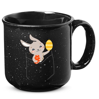 Pocket Easter Bunny 15oz Campfire Ceramic Mug