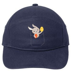 Pocket Easter Bunny 7-Panel Snapback Hat