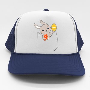 Pocket Easter Bunny Trucker Hat