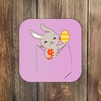 Pocket Easter Bunny Coaster