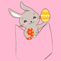 Pocket Easter Bunny Visor