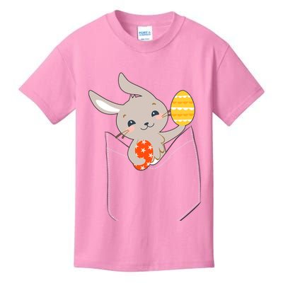 Pocket Easter Bunny Kids T-Shirt