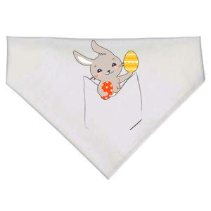 Pocket Easter Bunny USA-Made Doggie Bandana