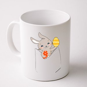 Pocket Easter Bunny Coffee Mug