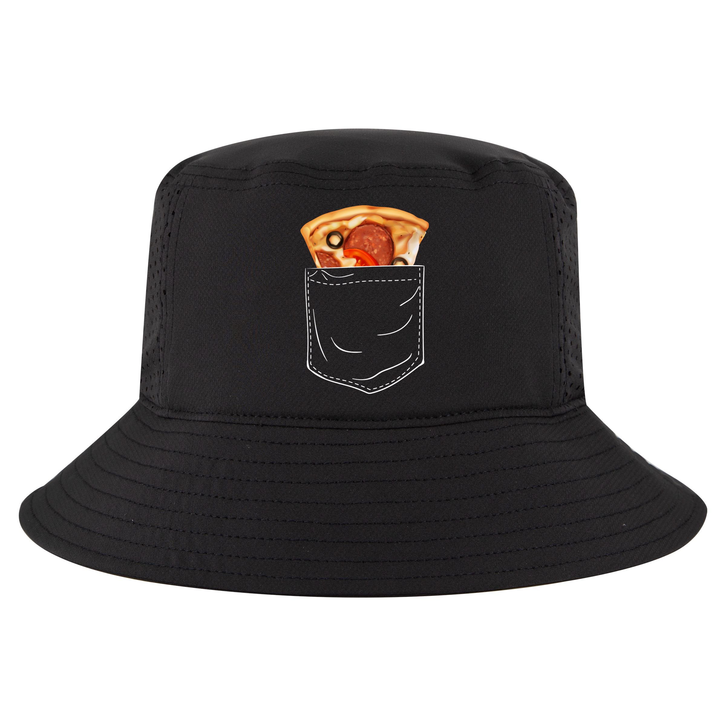 Pocket Pizza Slice Cool Comfort Performance Bucket Hat