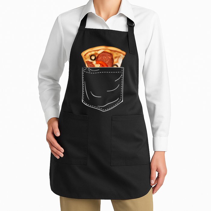 Pocket Pizza Slice Apron