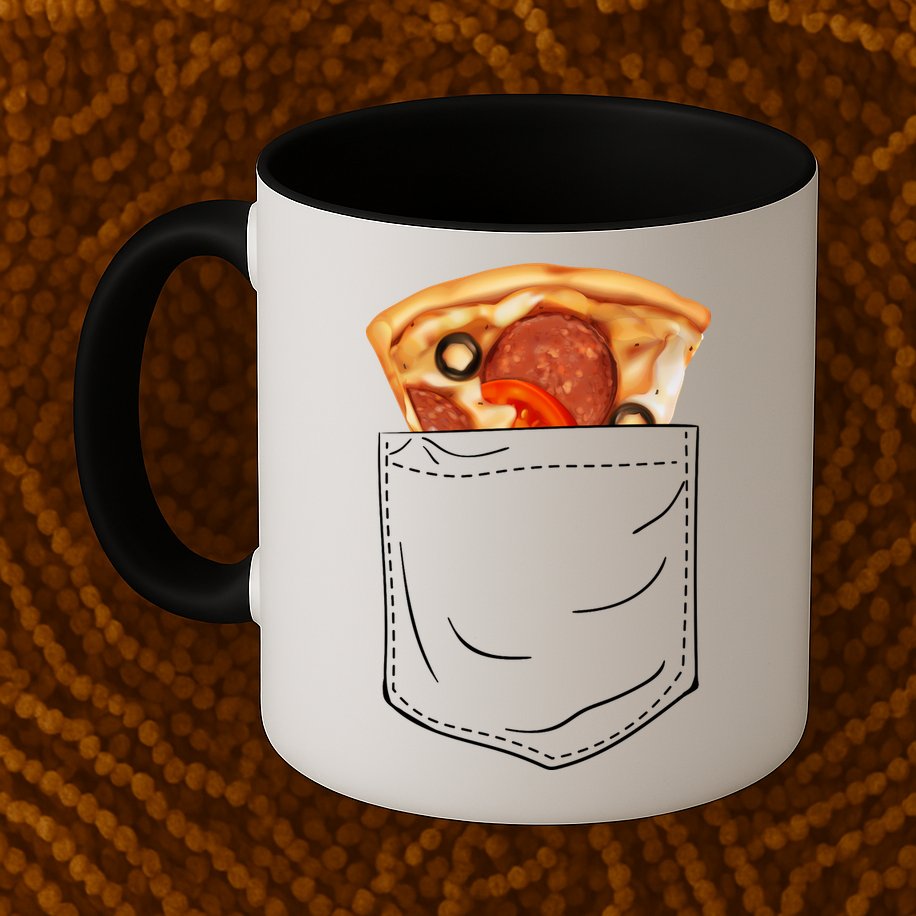 Pocket Pizza Slice Mug