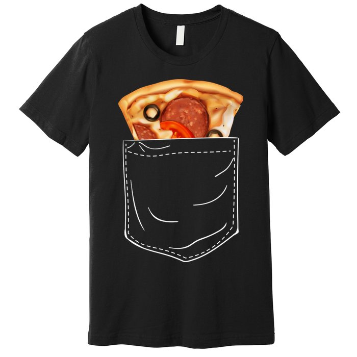 Pocket Pizza Slice Premium T-Shirt