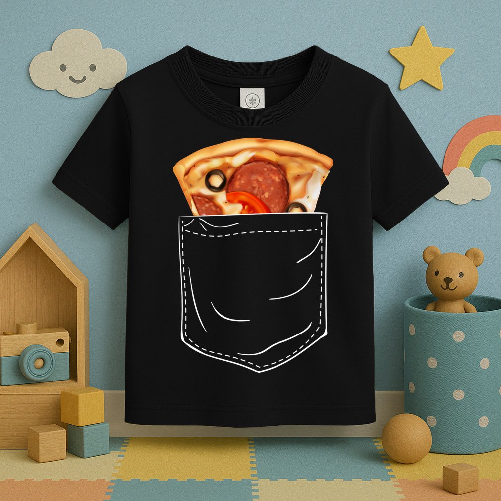 Pocket Pizza Slice Toddler T-Shirt