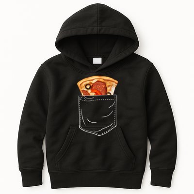 Pocket Pizza Slice Kids Hoodie