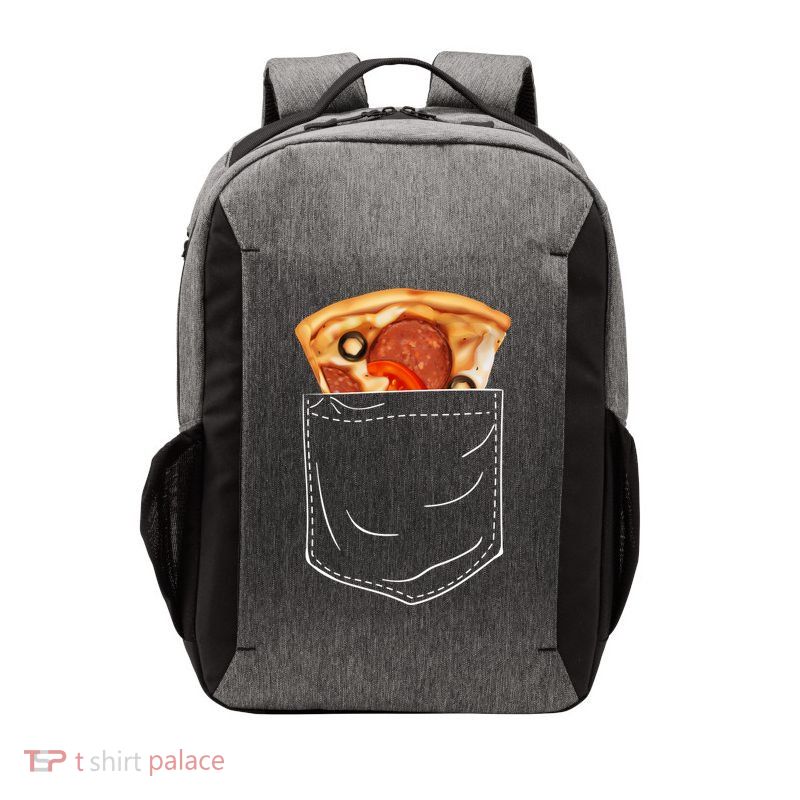 Pocket Pizza Slice Vector Backpack