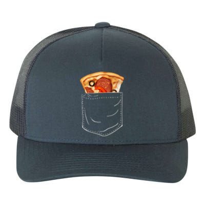 Pocket Pizza Slice Yupoong Adult 5-Panel Trucker Hat