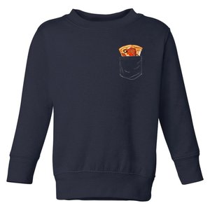 Pocket Pizza Slice Toddler Sweatshirt