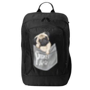 Pocket Pug Cute City Backpack