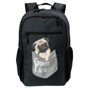 Pocket Pug Cute Daily Commute Backpack