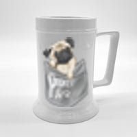 Pocket Pug Cute Beer Stein