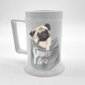 Pocket Pug Cute Beer Stein