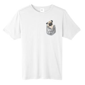 Pocket Pug Cute Tall Fusion ChromaSoft Performance T-Shirt