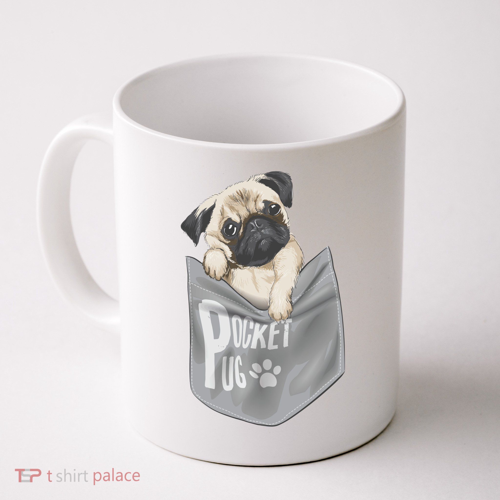 Pocket Pug Cute Mug