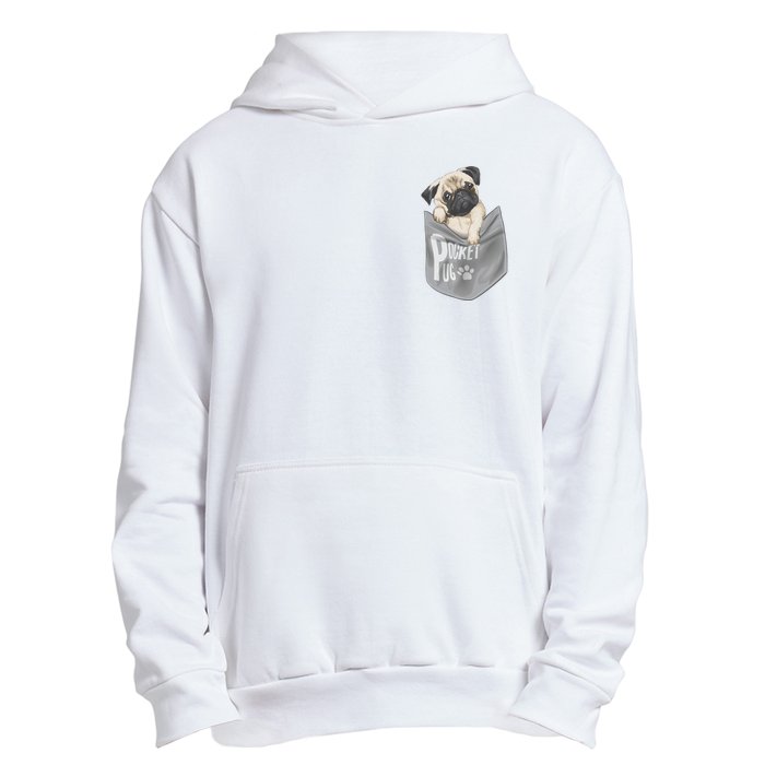 Pocket Pug Cute Urban Pullover Hoodie