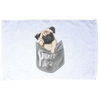 Pocket Pug Cute Microfiber Hand Towel