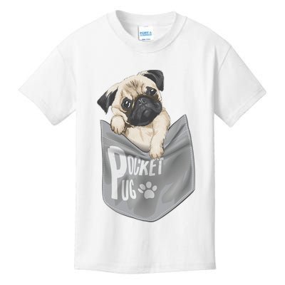 Pocket Pug Cute Kids T-Shirt
