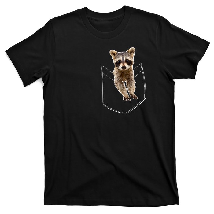 Pocket Raccoon Funny T-Shirt