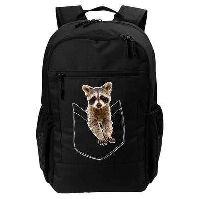 Pocket Raccoon Funny Backpack