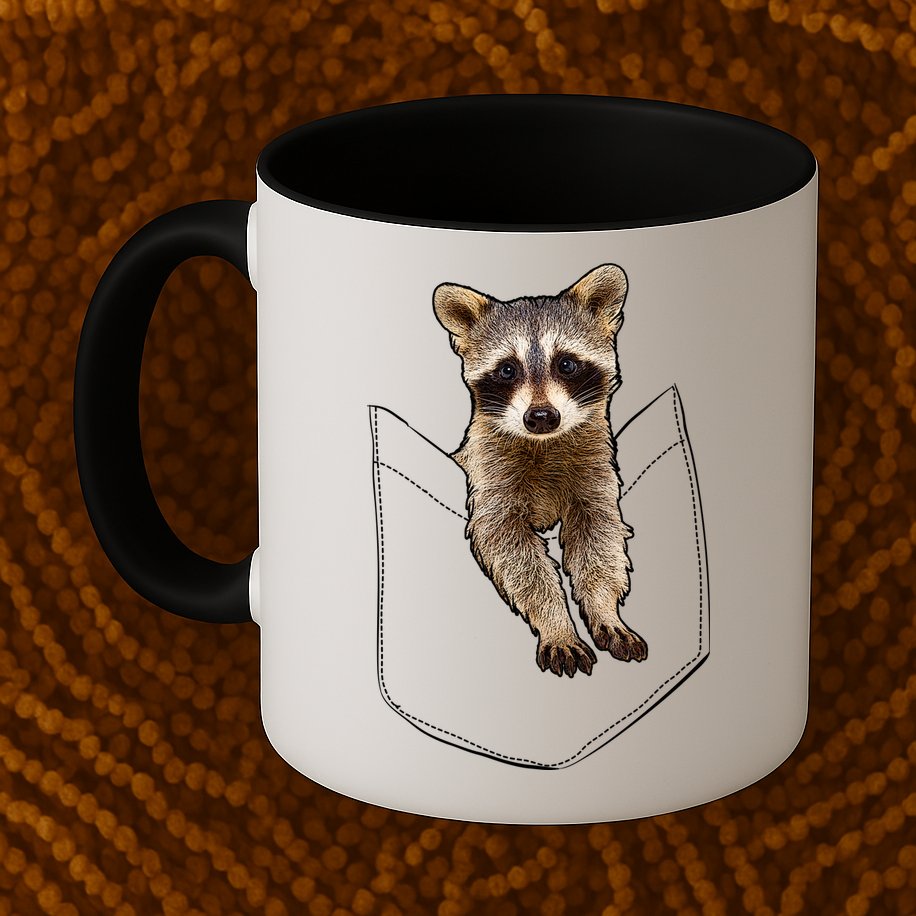 Pocket Raccoon Funny Mug