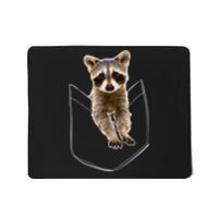 Pocket Raccoon Funny Mousepad