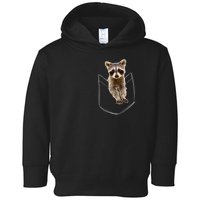 Pocket Raccoon Funny Toddler Hoodie