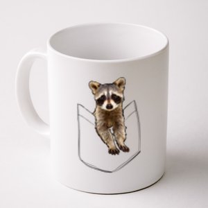 Pocket Raccoon Funny Coffee Mug