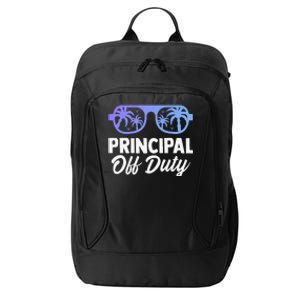 Principal Off Duty Summer Last Day Of School Headmistress City Backpack