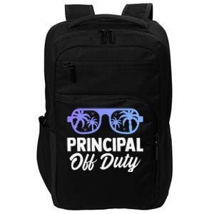 Principal Off Duty Summer Last Day Of School Headmistress Impact Tech Backpack