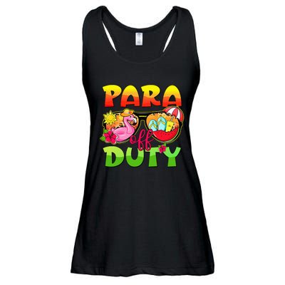 Para Off Duty Sunglasses Last Day Of School Summer Ladies Essential Flowy Tank