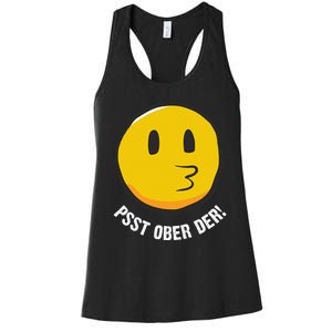 Psst Ober Der Pinoy Funny Filipino Women's Racerback Tank