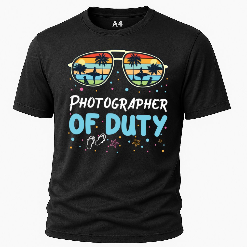 Photographer Of Duty Gift Photographer Gift Cooling Performance Crew T-Shirt