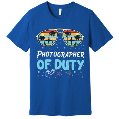 Photographer Of Duty Gift Photographer Gift Premium T-Shirt