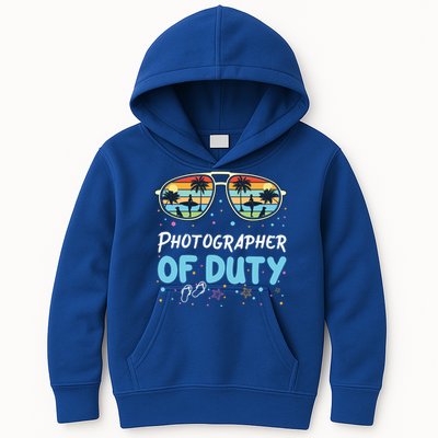 Photographer Of Duty Gift Photographer Gift Kids Hoodie