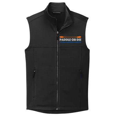 Paddle Or Die Hilarious Kayaking Collective Smooth Fleece Vest