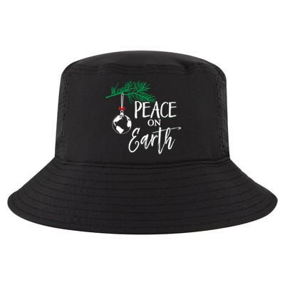 Peace On Earth Peaceful Christian Christmas Gift Cool Comfort Performance Bucket Hat