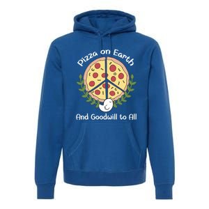 Pizza On Earth Cool Gift Premium Hoodie