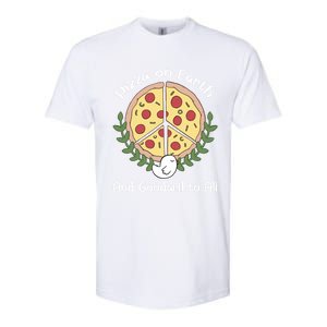 Pizza On Earth Cool Gift Softstyle CVC T-Shirt