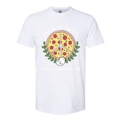 Pizza On Earth Cool Gift Softstyle CVC T-Shirt