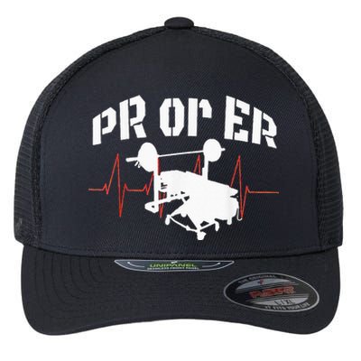 PR Or Er Weightlifting Bodybuilding Fitness Gym Flexfit Unipanel Trucker Cap