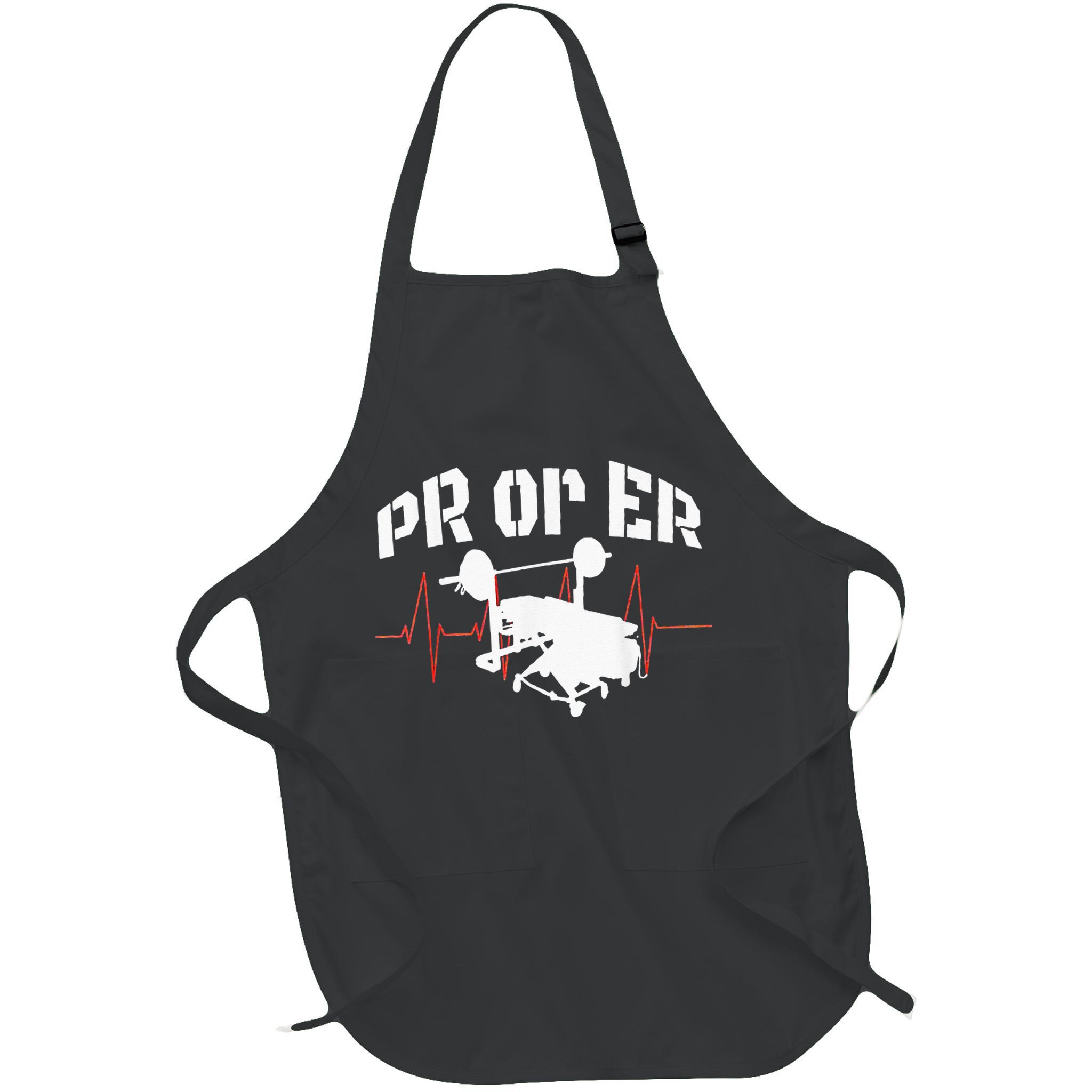 PR Or Er Weightlifting Bodybuilding Fitness Gym Apron