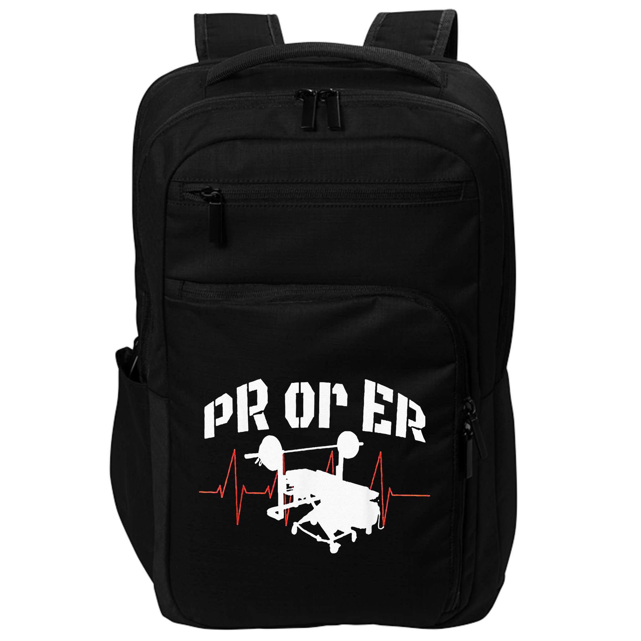 PR Or Er Weightlifting Bodybuilding Fitness Gym Impact Tech Backpack