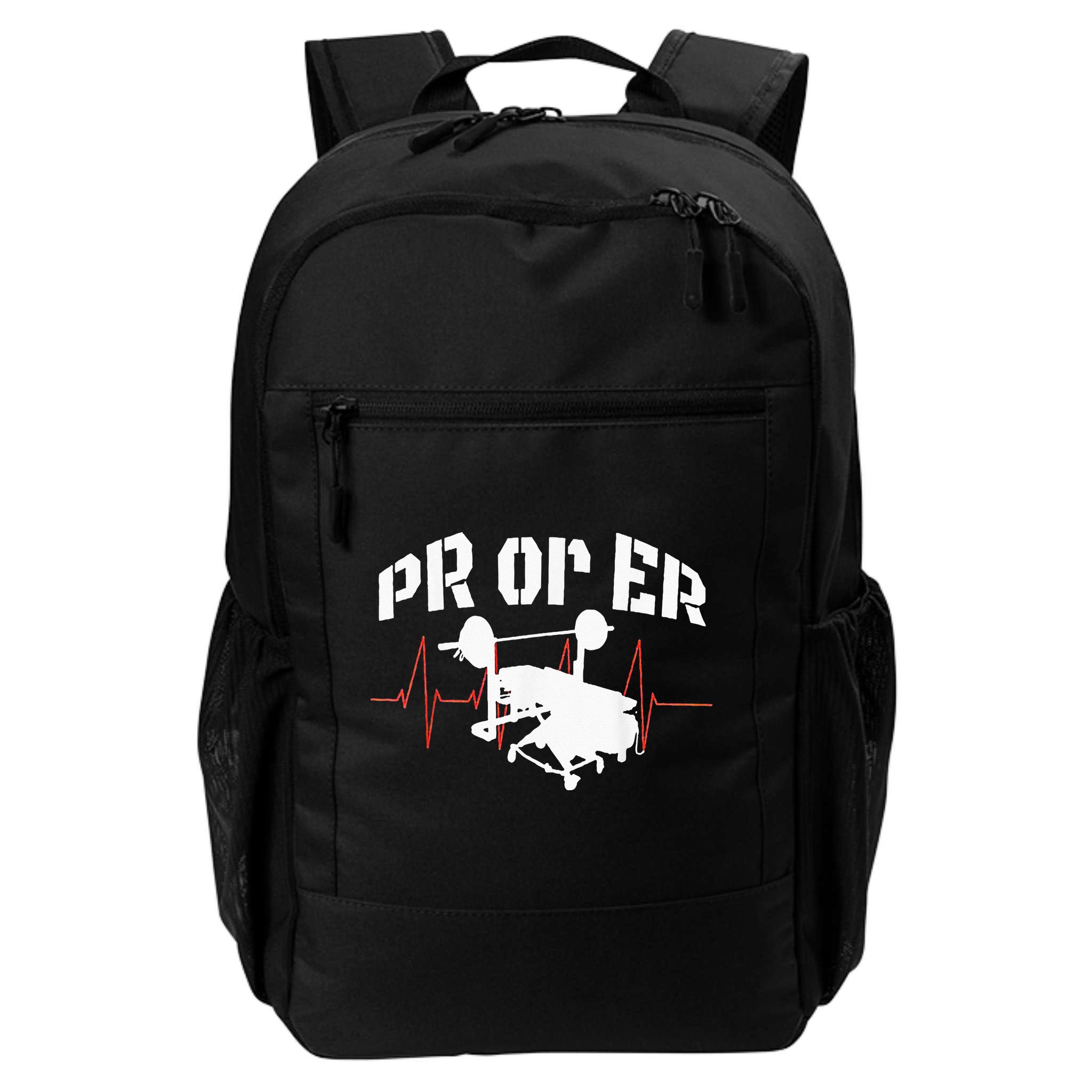 PR Or Er Weightlifting Bodybuilding Fitness Gym Backpack