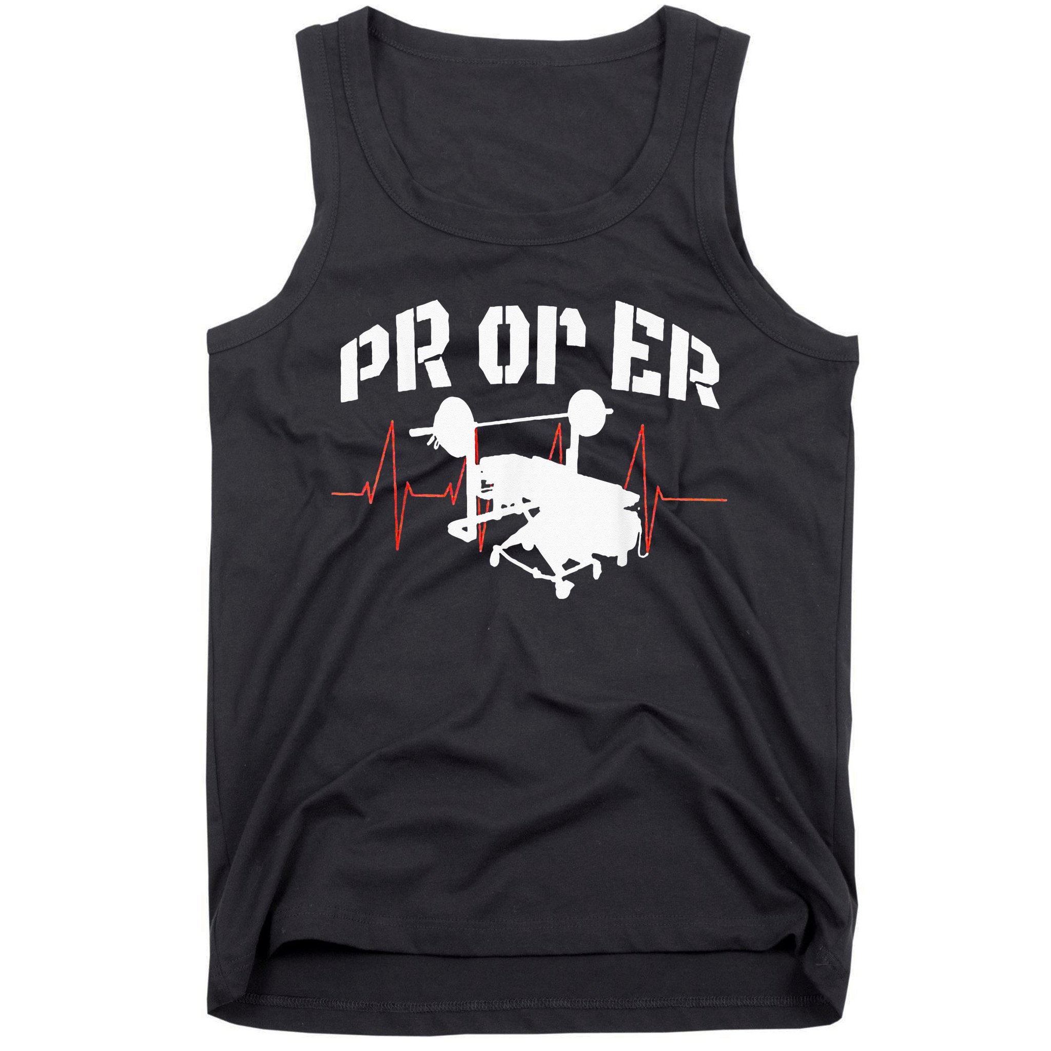 PR Or Er Weightlifting Bodybuilding Fitness Gym Tank Top