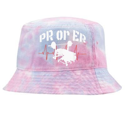 PR Or Er Weightlifting Bodybuilding Fitness Gym Tie-Dyed Bucket Hat